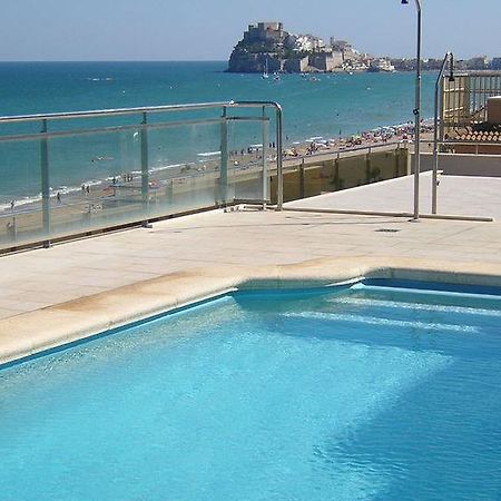 Apartamento Con Aire Acondicionado En 1ª Linea De Playa Edificio Moli De Vent Peñíscola Buitenkant foto
