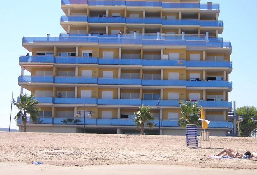 Apartamento Con Aire Acondicionado En 1ª Linea De Playa Edificio Moli De Vent Peñíscola Buitenkant foto